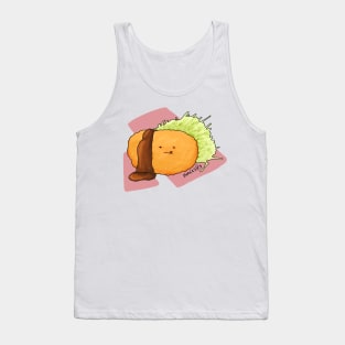 Croquette with sauce and cabbage Tank Top